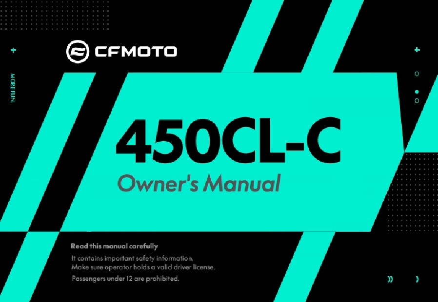OWNER\'S MANUAL(ENGLISH)